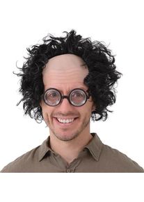 Paruka �ern� vlasy s ple�kou