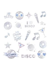 Tetov�n� Disco st��brn� 21 ks