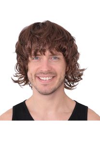 Paruka kr�tk� vlnit� hn�d� vlasy