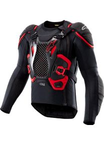 Alpinestars Tech-Air Off-Road FIM, airbag-jacket , color: Black/Red , size: XXL