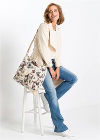 L&aacute;tkov&aacute; kabelka přes rameno | B&eacute;žov&aacute; | Vel. 33x27 cm | vegansk&eacute;| bonprix