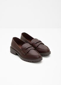 Mokas&iacute;ny s profilovanou podr&aacute;žkou | Hněd&aacute; | Vel. 39 | bonprix