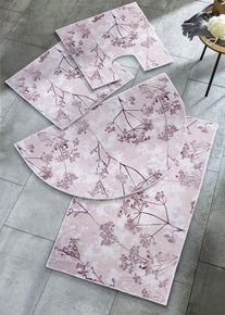 Koupelnov&aacute; předložka s př&iacute;rodn&iacute;m vzorem | B&eacute;žov&aacute; | Vel. 2 (Koupelnov&aacute; předložka před z&aacute;věsn&eacute; WC) | bonprix