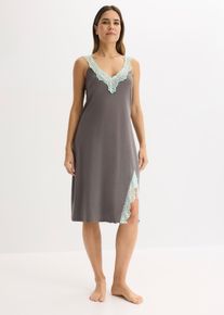 Nočn&iacute; ko&scaron;ile s visk&oacute;zou a krajkou | &Scaron;ed&aacute; | Vel. 40/42 (M) | bonprix