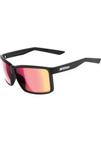 Klim Chassis, sun glasses mirrored , color: Matt-Black Red-Mirrored , size: One Size