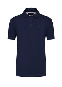 Velk&eacute; Velikosti - Tommy Hilfiger - 1985 Piqu&eacute; poloko&scaron;ile s malou v&yacute;&scaron;ivkou vlajky - 5XL - Modr&aacute;