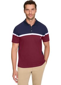 Catamaran Panske Tričko s kr&aacute;tk&yacute;m ruk&aacute;vem z bavlny &Scaron;irok&eacute; pruhy n&aacute;mořnick&aacute; modr&aacute;-tmavěčerven&aacute; ,velikost 64/66