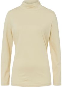 Damske Tričko se stoj&aacute;čkem a ozdobn&yacute;mi knofl&iacute;ky na ramenou p&iacute;skov&aacute; ,velikost 42