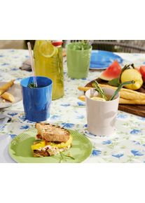 Tchibo - Plastov&eacute; kel&iacute;mky na pit&iacute; - barva: modr&aacute;