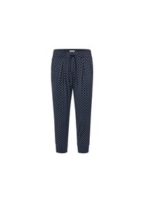 Tchibo - 3/4 žerzejov&eacute; kalhoty s potiskem - pro ženy - vel. S 36/38 - barva: modr&aacute;/s potiskem