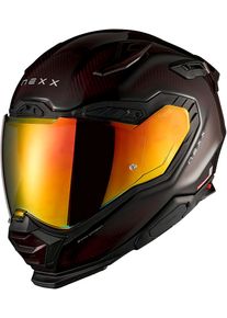 Nexx X.WST3 Carbon Lava, full face helmet , color: Carbon/Dark Red , size: 3XL