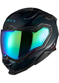 Nexx X.WST3 Carbon Hadal, full face helmet , color: Black/Blue/Turquoise , size: S