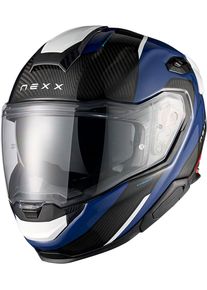 Nexx X.TR Carbon Rush, full face helmet , color: Black/Blue/Red/White , size: XL