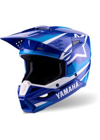 Alpinestars S-M3 Yamaha, motocross helmet , color: Blue/Light Blue/White , size: L