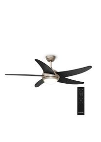Klarstein Bolero stropn&iacute; ventil&aacute;tor se světlem | 132 cm | 35 W | Tich&yacute; provoz | Dřevo