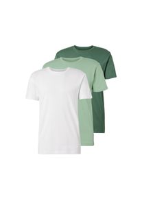 Tchibo - Trička s kulat&yacute;m v&yacute;střihem - pro muže - vel. 4XL 68/70 - barva: b&iacute;l&aacute;