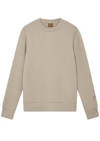 Velk&eacute; Velikosti - MOS MOSH Gallery - Prodloužen&aacute; strečov&aacute; mikina z bavlněn&eacute; směsi - 2XT - B&eacute;žov&aacute;