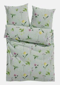 Povlečen&iacute; z bavlněn&eacute; směsi | Zelen&aacute; | Vel. 135x200 cm | bonprix