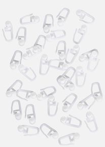 Jezdci na kolejničku (50 ks v balen&iacute;) | B&iacute;l&aacute; | Vel. 0,8 cm | bonprix