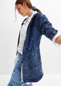 Lehk&aacute; dž&iacute;nov&aacute; parka | Modr&aacute; | Vel. 34 | bonprix