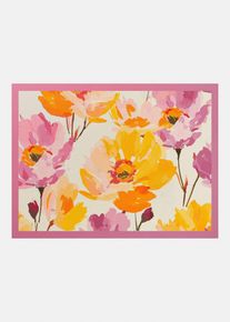 Omyvateln&aacute; rohožka s květinov&yacute;m vzorem | Pink | Vel. 38x59 cm | bonprix