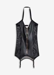 &Scaron;aty s podvazky a zipem | Čern&aacute; | Vel. 40/42 (M) | bonprix