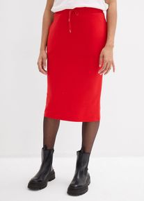 Sukně z tepl&aacute;koviny | Červen&aacute; | Vel. 44/46 (L) | bonprix