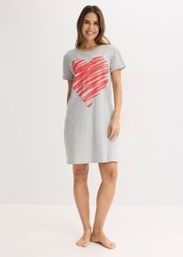 Nočn&iacute; ko&scaron;ile (2 ks v balen&iacute;) z čist&eacute; bavlny | &Scaron;ed&aacute; | Vel. 44/46 (L) | 100% bavlna| bonprix