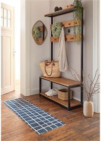 Prateln&aacute; rohožka s grafick&yacute;m designem | Petrolejov&aacute; | Vel. 35x55 cm | bonprix