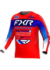 FXR Podium Gladiator MX Red, jersey , color: Red/White/Blue , size: M
