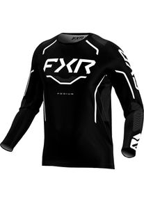 FXR Podium Relay MX Black, jersey , color: Black/White , size: XL