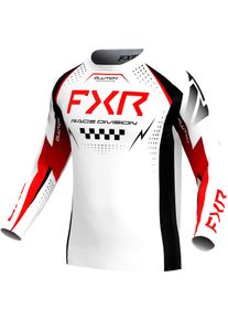 FXR Clutch Pro MX White, jersey , color: White/Red/Black , size: S