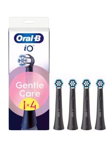 Oral-B iO Gentle Care Black n&aacute;hradn&iacute; hlavice, 4 ks