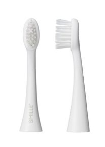 SMILLE Sonic Brush, n&aacute;hradn&iacute; hlavice, b&iacute;l&eacute;, 2ks