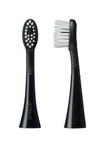SMILLE Sonic Brush, n&aacute;hradn&iacute; hlavice, čern&eacute;, 2ks