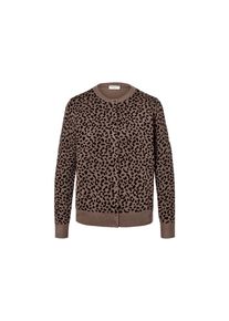 Tchibo - Svetr z jemn&eacute;ho &uacute;pletu s potiskem - pro ženy - vel. S 36/38 - barva: čern&aacute;/s potiskem