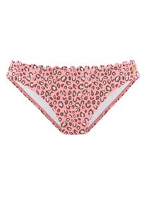 Lascana Ženy Spodn&iacute; d&iacute;l plavek světlemodr&aacute; / hněd&aacute; / lososov&aacute; 32