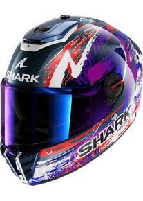 SHARK Spartan RS Carbon Zarco Signature, full face helmet , color: Carbon/White/Purple/Red , size: S