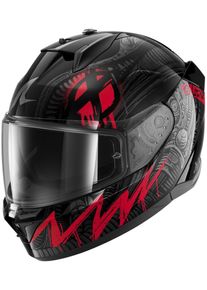 SHARK D-Skwal 3 Shiever, full face helmet , color: Black/Grey/Red , size: L