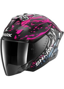 SHARK Skwal Jet Cup Replica Redding, open face helmet , color: Matt Black/Pink/Silver/Light Blue , size: S