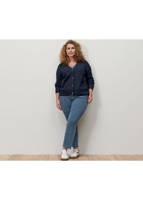 Tchibo - Prop&iacute;nac&iacute; svetr - pro ženy - vel. L 44/46 - barva: fialov&aacute;