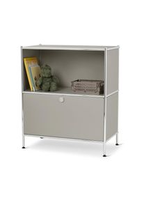 Tchibo - Kovov&aacute; odkl&aacute;dac&iacute; skř&iacute;ňka &raquo;Cn3 Kids&laquo; se z&aacute;suvkou - barva: &scaron;ed&aacute;