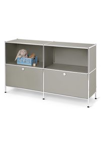 Tchibo - Kovov&aacute; odkl&aacute;dac&iacute; skř&iacute;ňka &raquo;Cn3 Kids&laquo; se 2 z&aacute;suvkami - barva: &scaron;ed&aacute;