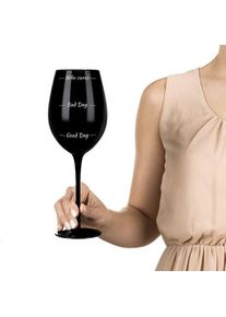 Obř&iacute; sklenice na v&iacute;no diVinto Who cares - čern&aacute;