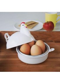 Vařič na 4 vaj&iacute;čka do mikrovlnn&eacute; trouby