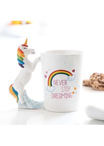 Hrnek jednorožec Never stop dreaming