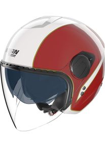 Nolan N20-2 Visor Tricolore 346, open face helmet , color: Red/White/Green , size: XS