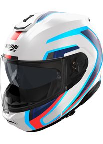 Nolan N100-6 Radiante 358, flip up helmet , color: Black/Dark Grey/Red/White/Green , size: L