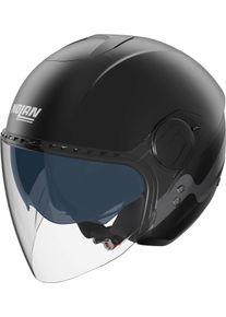 Nolan N20-2 Visor Zefiro 341, open face helmet , color: Matt Black/Dark Grey , size: M