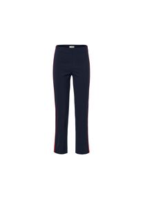 Tchibo - Strečov&eacute; kalhoty s galonov&yacute;mi pruhy - pro ženy - vel. 46 - barva: modr&aacute;